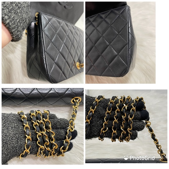 Vintage Full Flap Bag Quilted Lambskin Medium - Picture 14 of 16